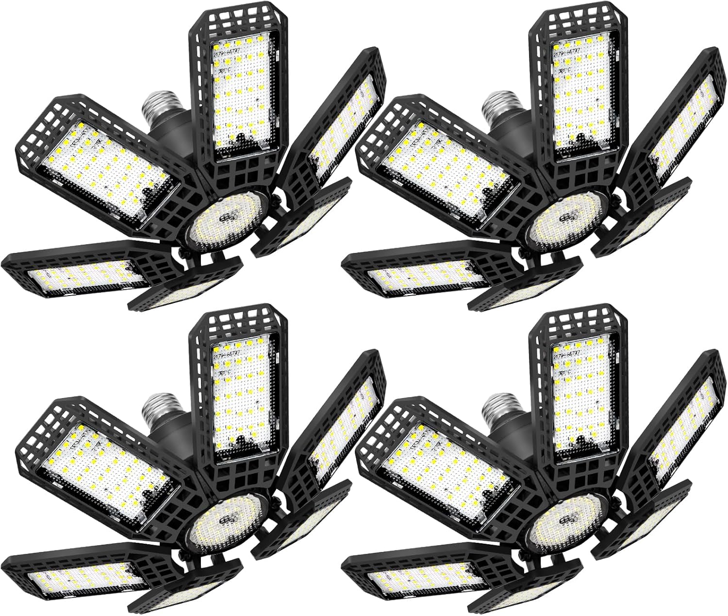 LED Garage Light 4 Pack 200W 20000LM 6500K Brightness