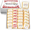 Happy Anniversary Cookies Party Favors 24 Pack - Individually Wrapped