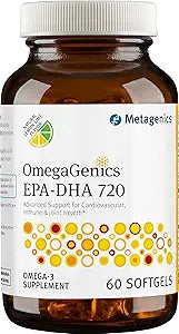 Metagenics OmegaGenics EPA-DHA 720mg Fish Oil Supplement Review