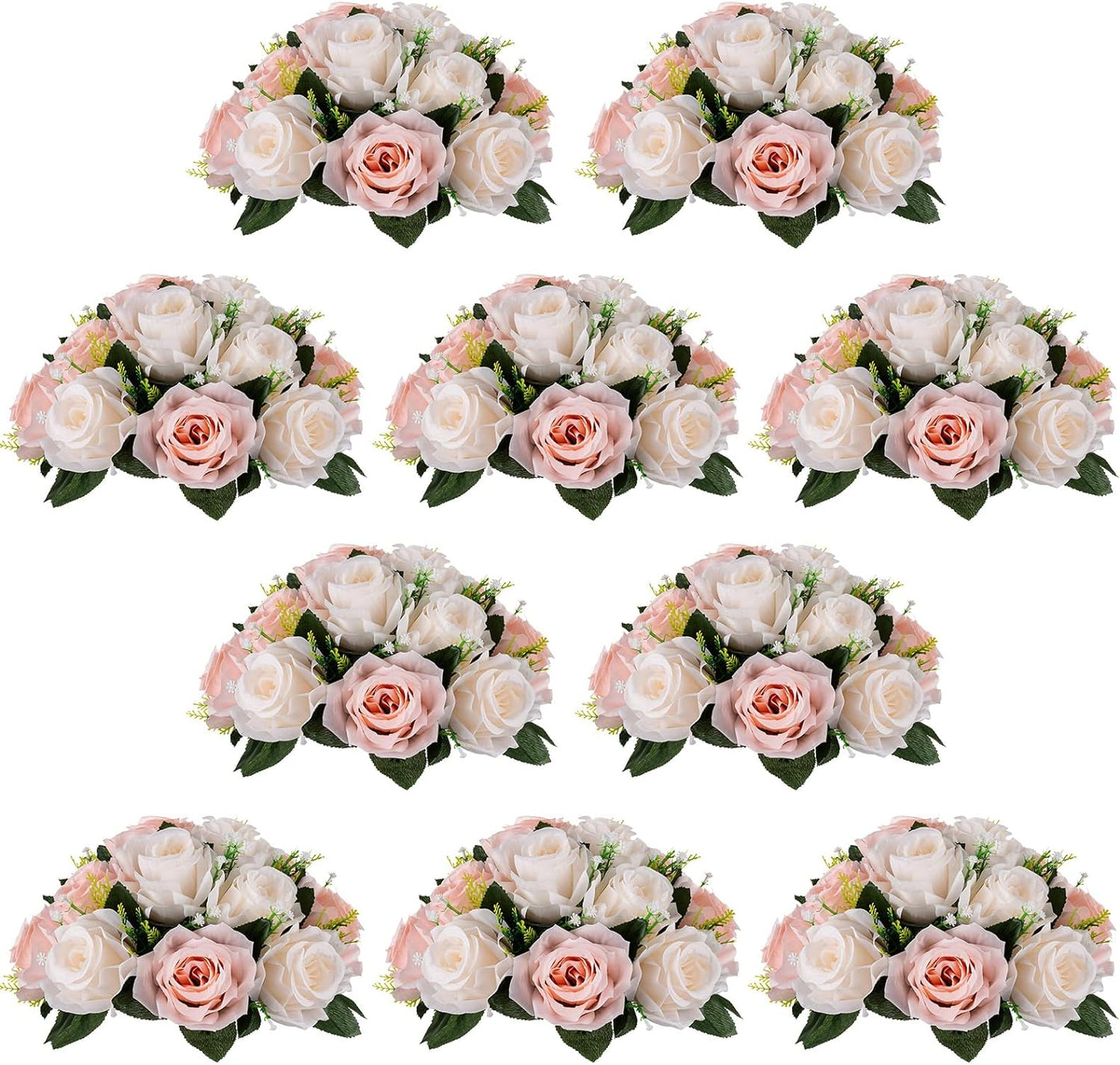 NUPTIO Flower Balls for Wedding Centrepieces - 10 Pcs 9.5in