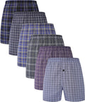 BAMBOO COOL Men's Woven Boxer Shorts 6 Pack - Lightweight Comfort Our