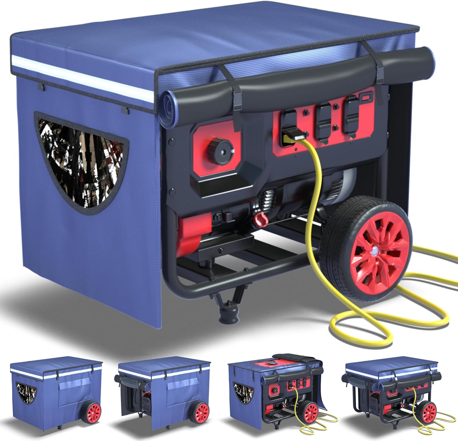 Universal Generator Cover for 5000W-10000W Generators, Heavy Duty