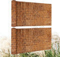 Natural Reed Fencing Rolls for Privacy and Shade in Outdoor Spaces