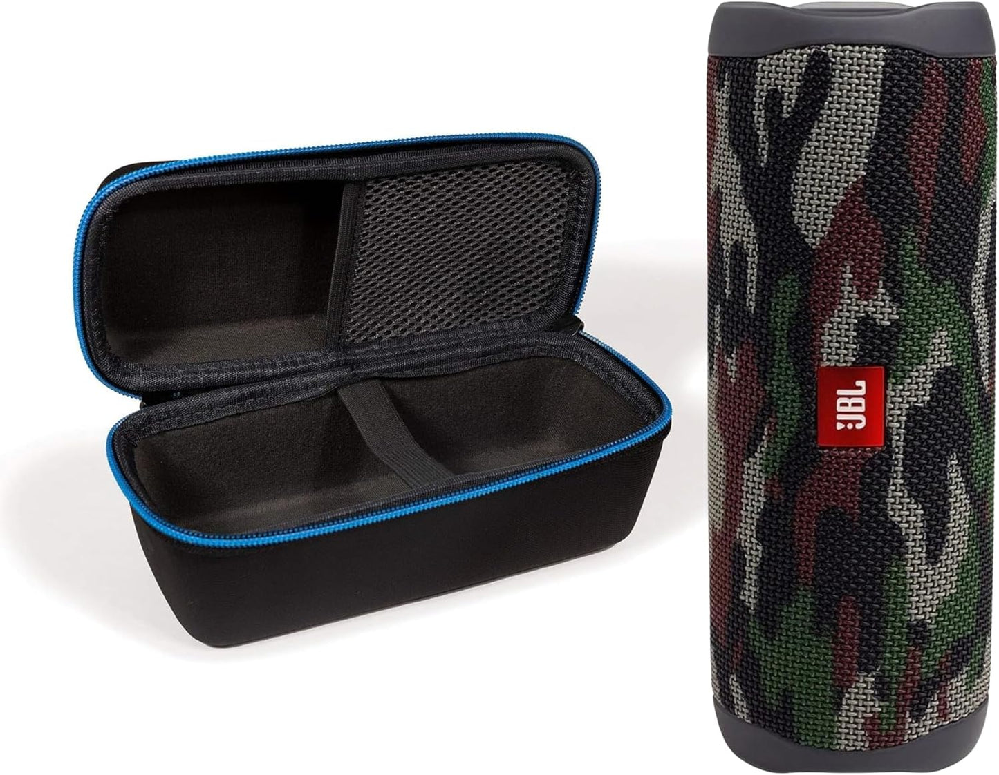 JBL Flip 5 Bundle with divvi! Case - Ultimate Portable Speaker