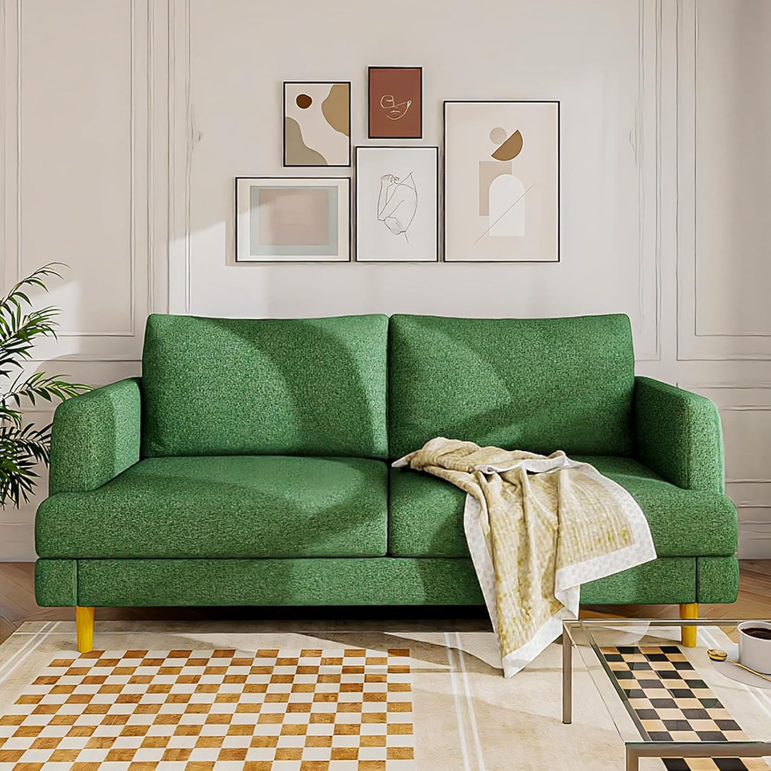 Loveseat Sofa Couch with USB Ports for Modern Living Spaces