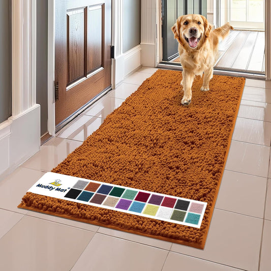 Muddy Mat Highly Absorbent Microfiber Dog Door Mat for Home