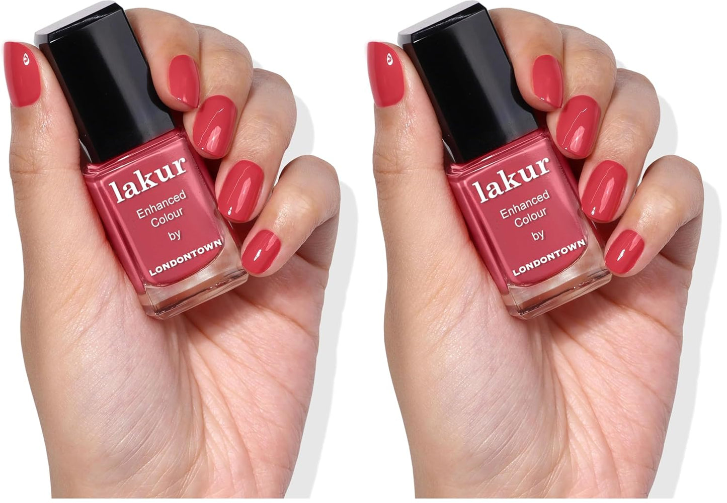 LONDONTOWN Blush Red Creme Nail Polish for Flawless Nails