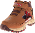 Spider-Man Kids Hiking Boots - Durable Water-Resistant Outdoor Boots