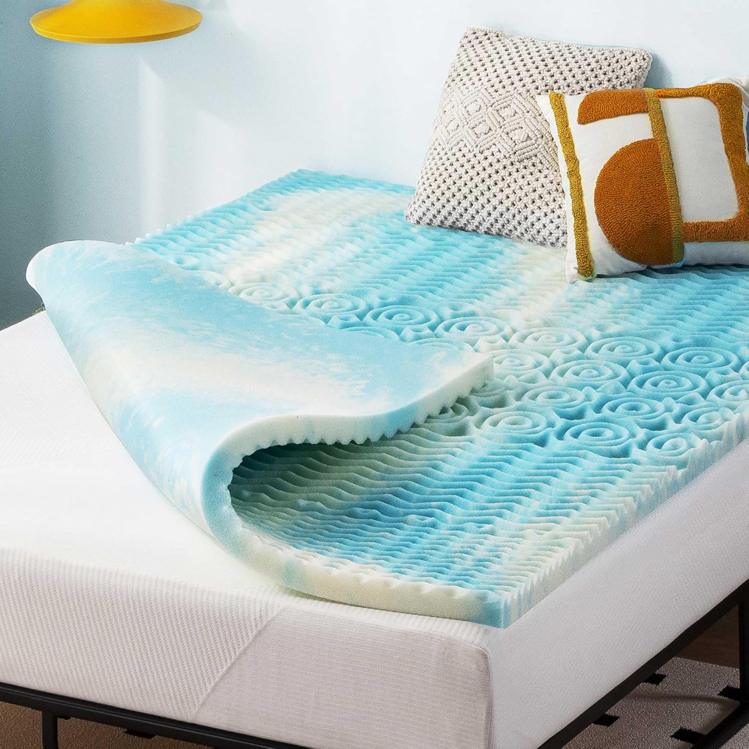Best Price Mattress 3 Inch 5-Zone Swirl Gel Foam Topper Review
