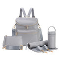 Minsong Diaper Bag Backpack - Organized, Waterproof Travel Bag