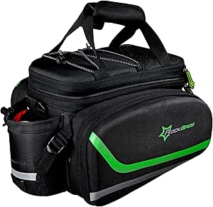 ROCKBROS Bike Trunk Bag - Expandable 17L to 45L Capacity