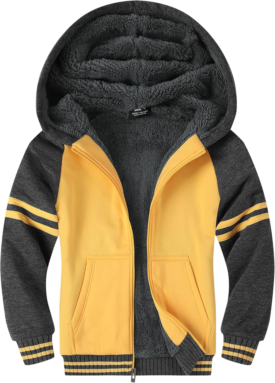 Ultra Soft Sherpa Fleece Hoodie for Boys by SWISSWELL