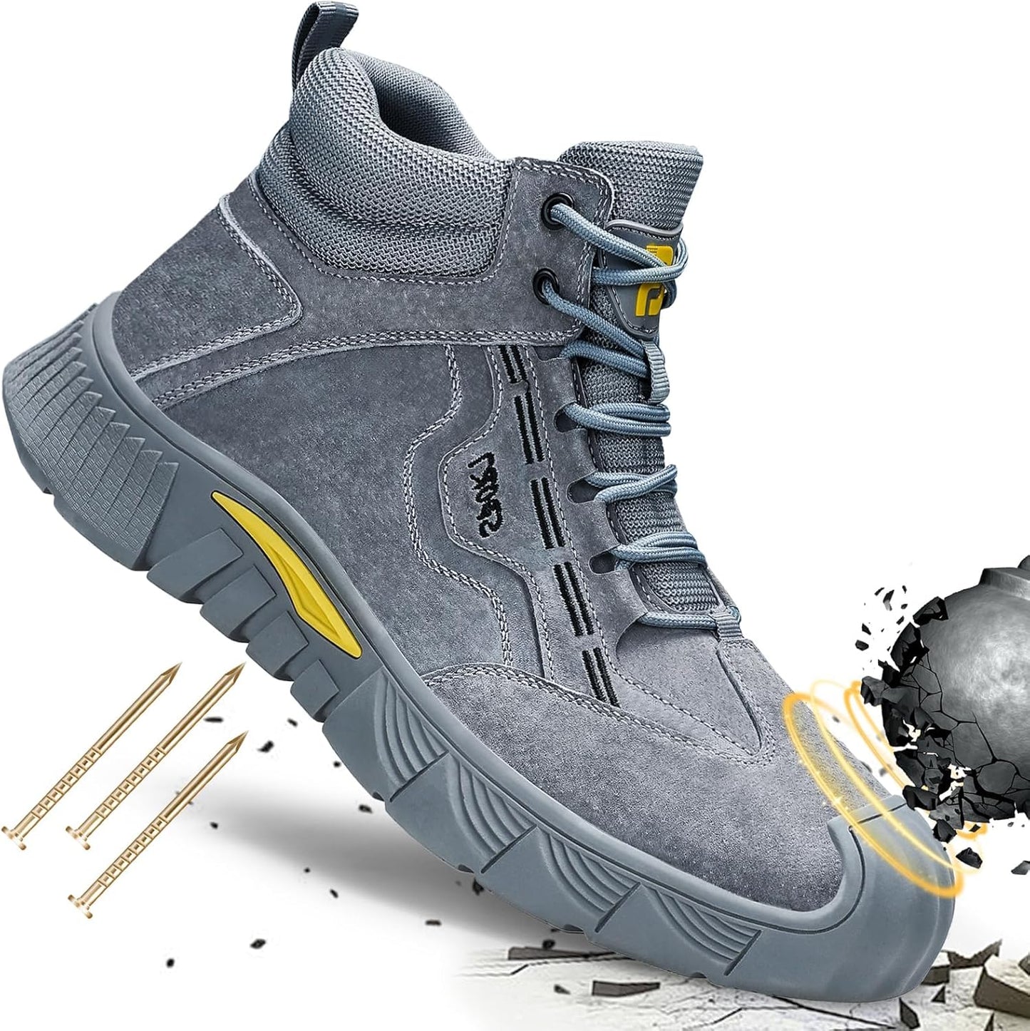 Steel Toe Shoes for Men Women Lightweight Indestructible Sneakers