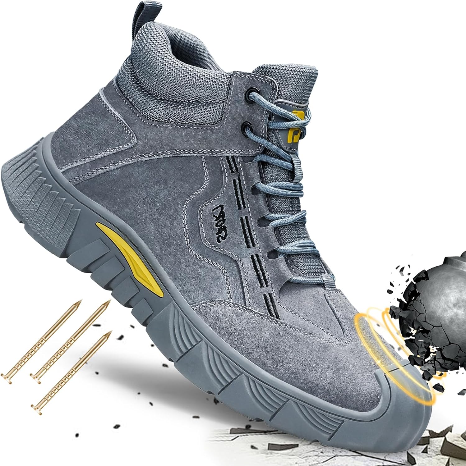 Steel Toe Shoes for Men Women Lightweight Indestructible Sneakers