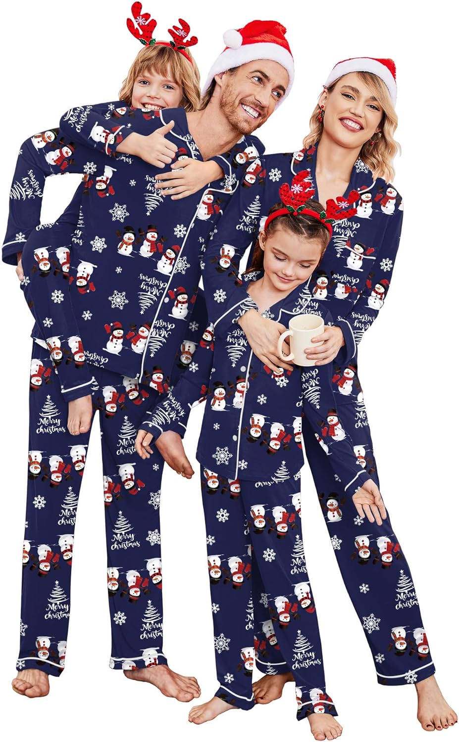 Ekouaer Christmas Family Matching Pajamas for Festive Fun