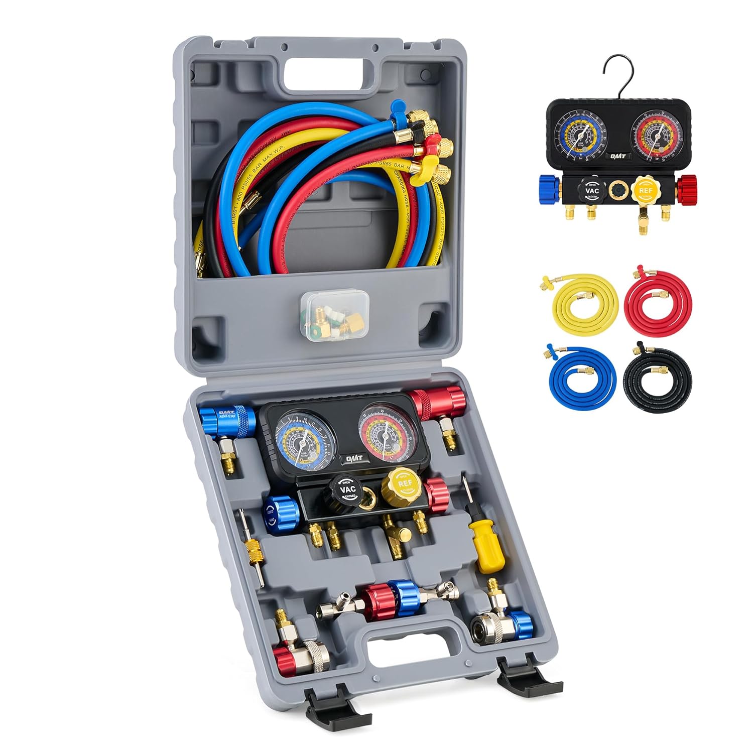 Orion Motor Tech R1234yf AC Gauge Set for Efficient Cooling