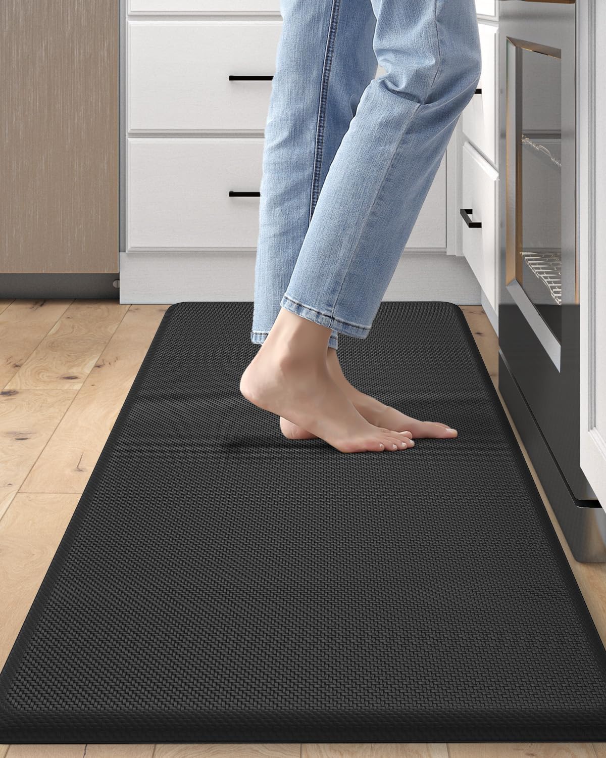 DEXI Kitchen Mat Cushioned Anti Fatigue Non Slip Waterproof Rug