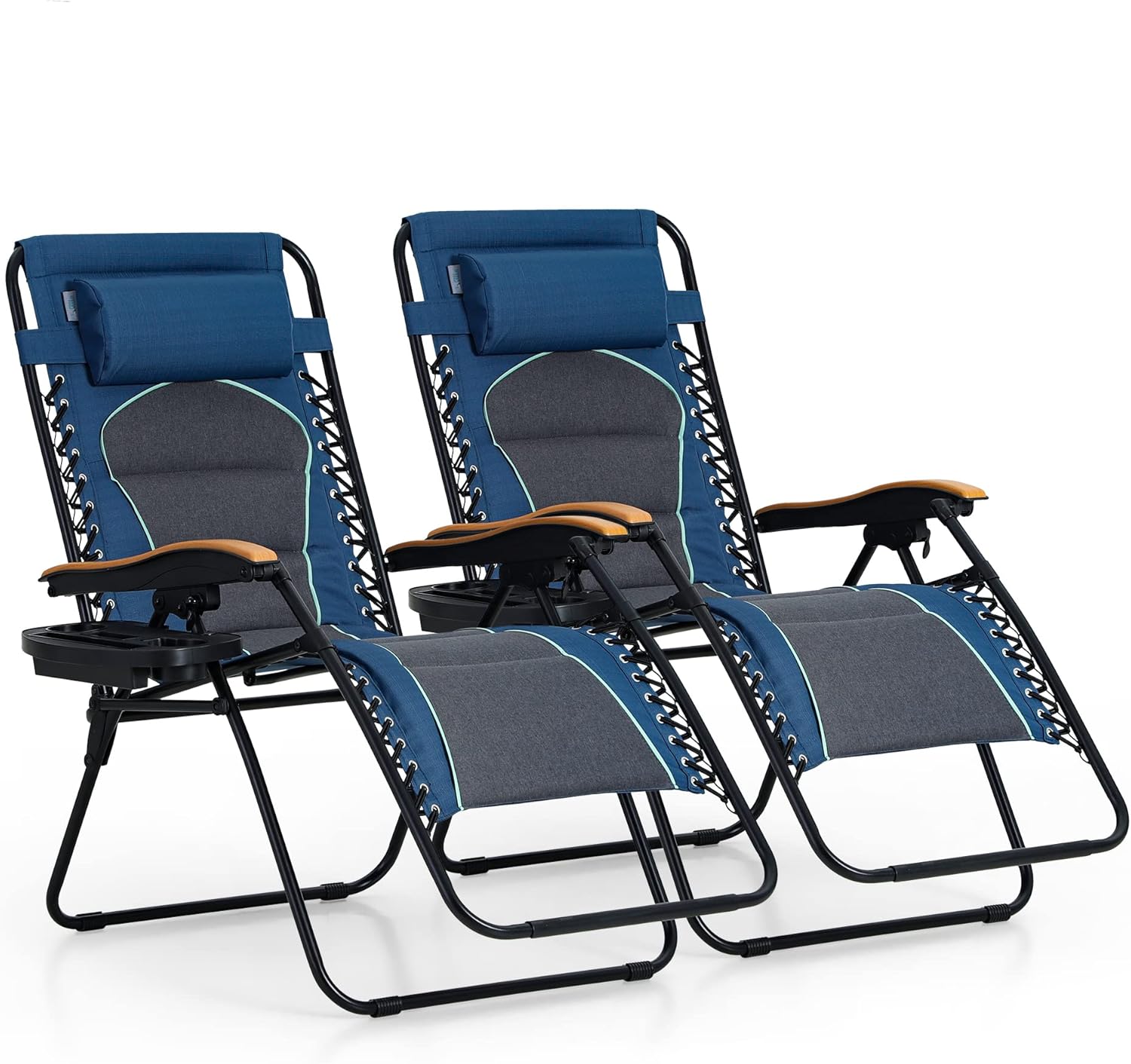 PHI VILLA XXL Oversized Padded Zero Gravity Chair for Comfort
