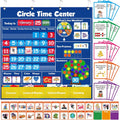 Circle Learning Time Center Pocket Chart Calendar Set - Classroom