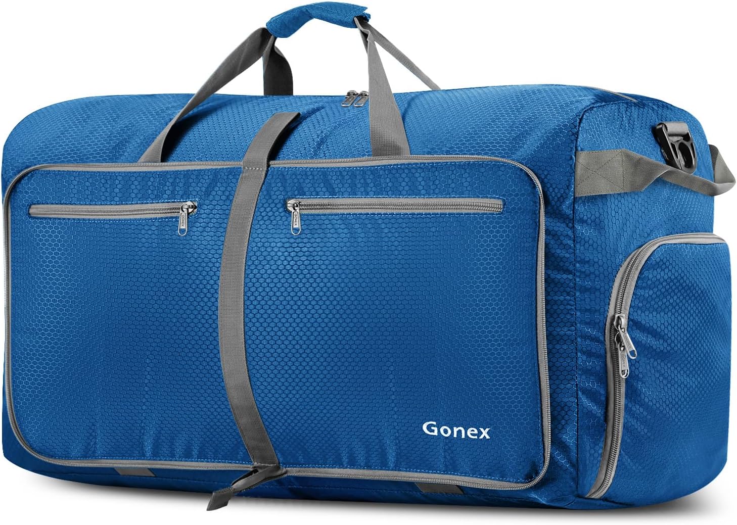 Gonex Large Foldable Travel Duffle Bag with Shoes Compartment