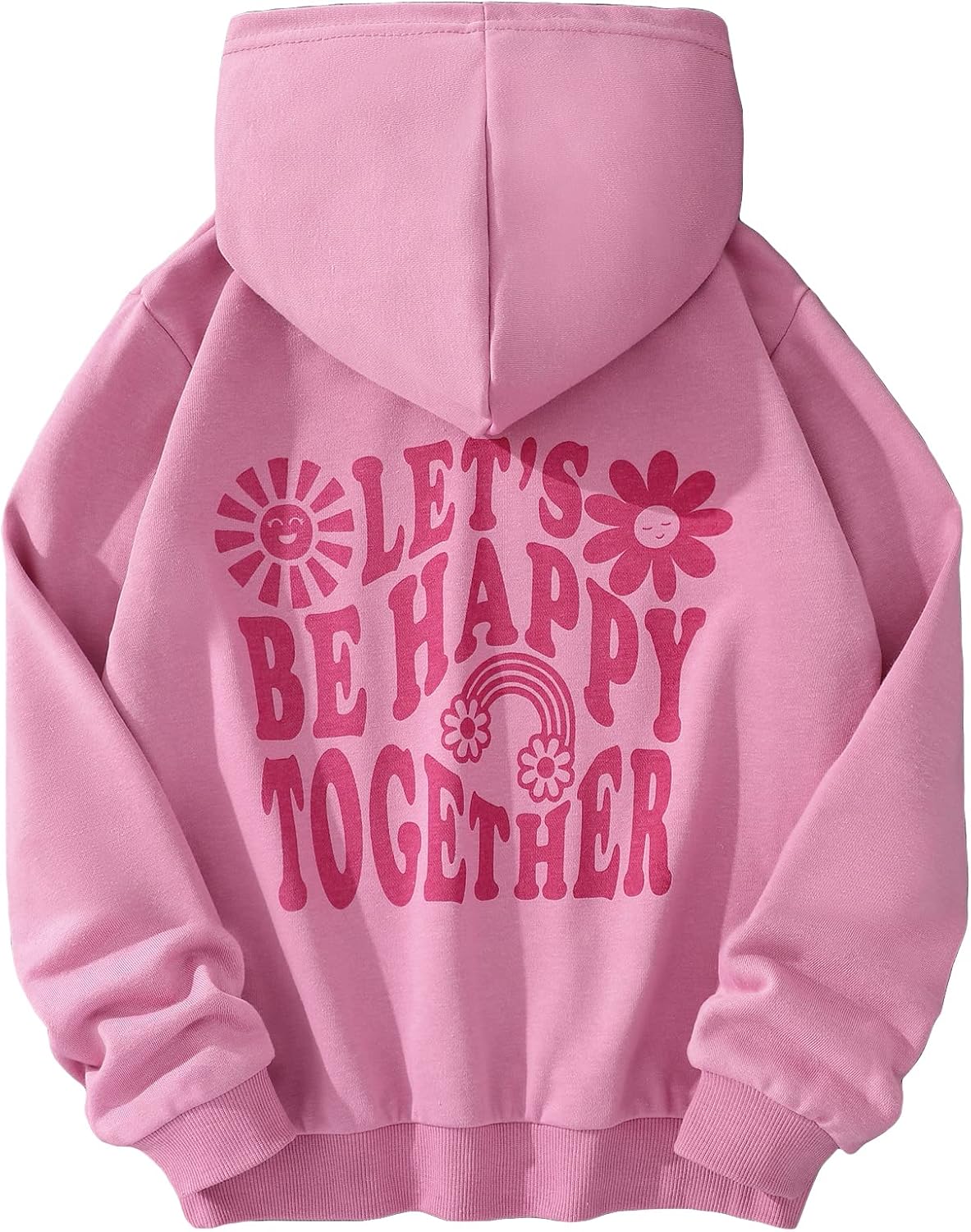 WDIRARA Cartoon Graphic Hoodie - Cozy Long Sleeve Style
