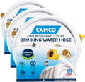 Camco TastePURE RV Drinking Water Hose 25ft Pack of 3 - Lead Free