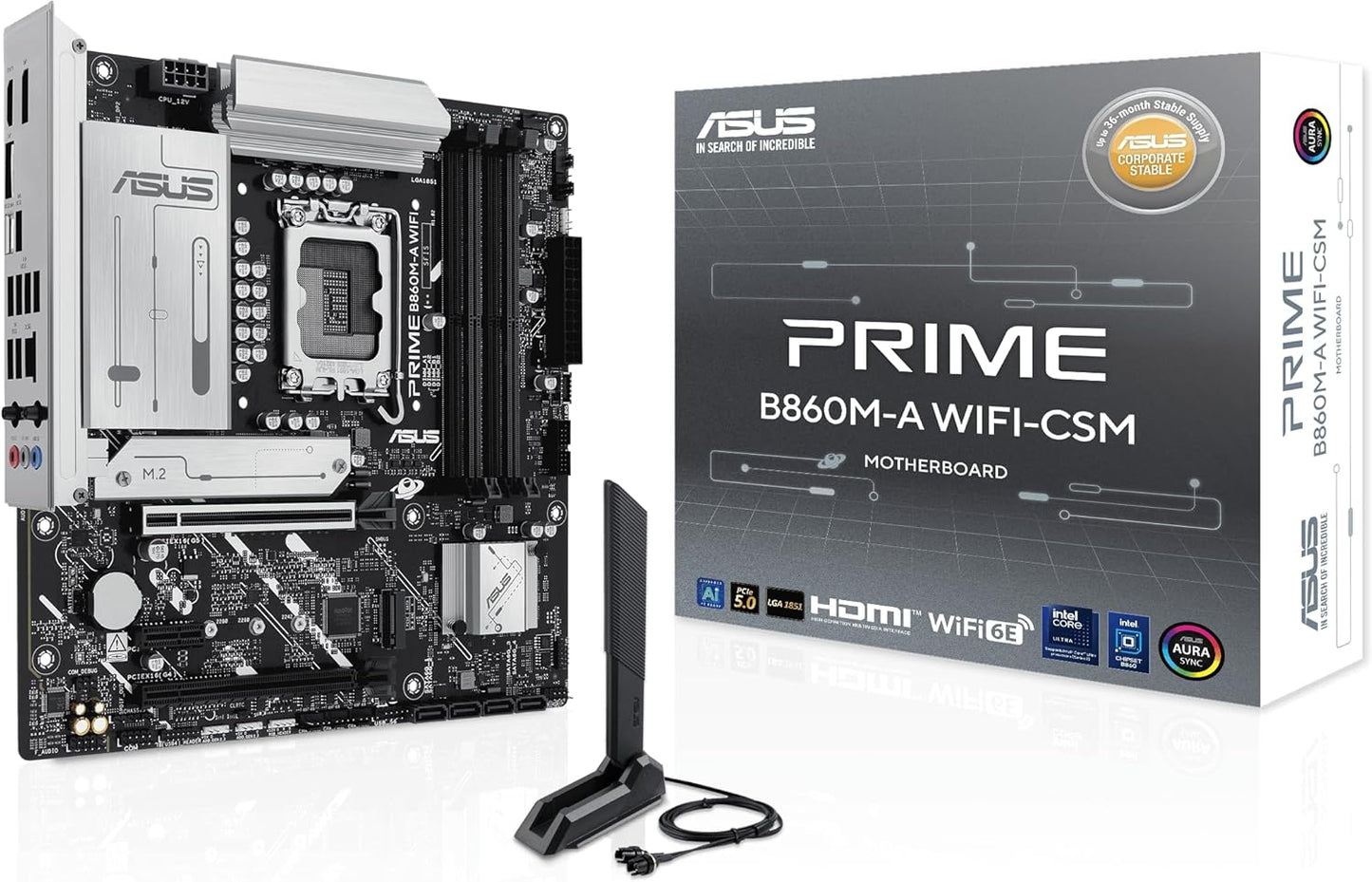ASUS Prime B860M-A WiFi-CSM: Optimal Performance with DDR5