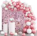 4 ft x 6 ft Pink Shimmer Wall Backdrop - Sequins Panels