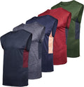 Men's Dry-Fit Muscle Tank Top 3 & 5 Pack - Breathable Active Wear