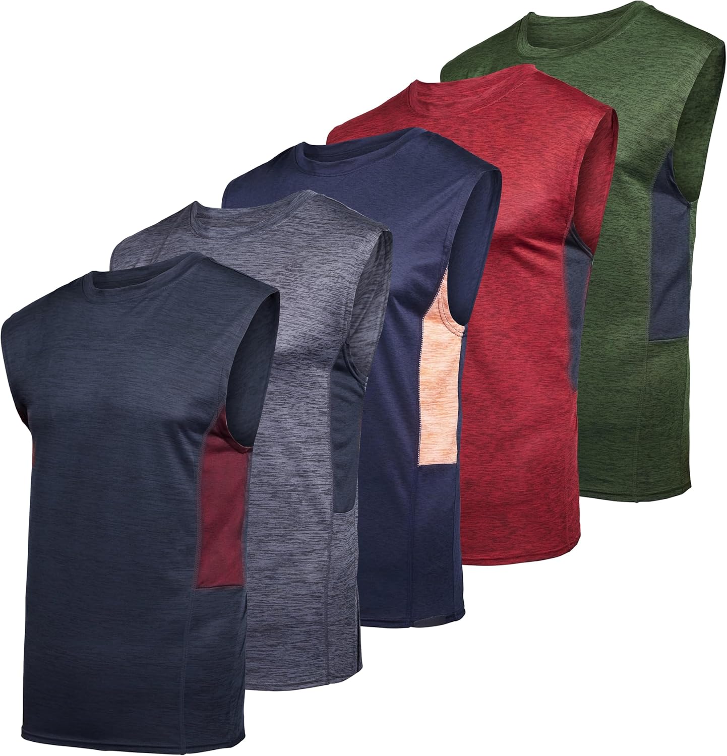 Men's Dry-Fit Active Muscle Tank Top - Standard & Big Sizes