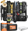 Dusor 21 in 1 Survival Kit Gifts for Men - Compact Adventure Gear