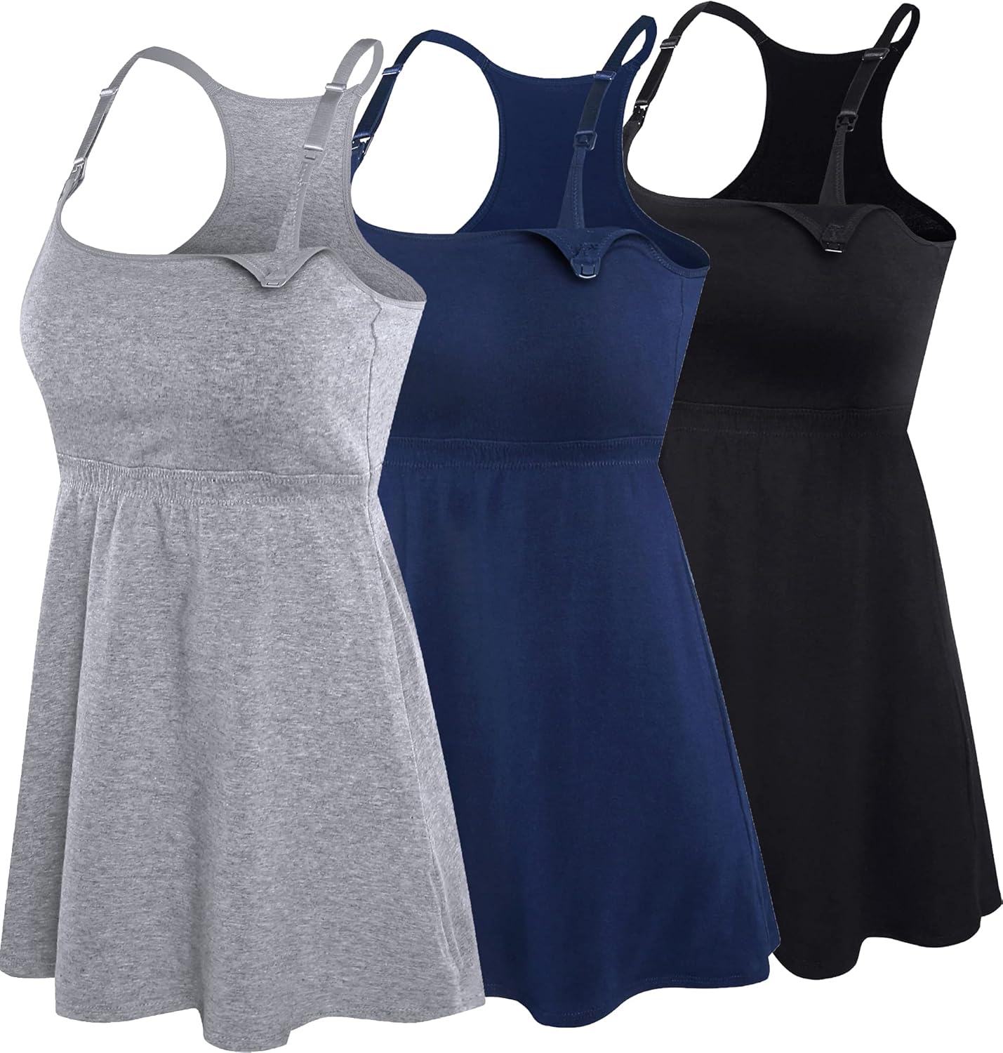 SUIEK Maternity Nursing Tank Tops for Comfortable Breastfeeding