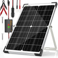 15W Solar Battery Charger 12V Panel with 8A Controller - Durable Kit