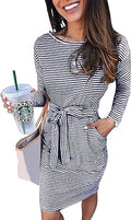 PRETTYGARDEN Women's Fashion Casual Long Sleeve Dress for Parties
