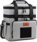 HSHRISH Lunch Box Double Deck Insulated Tactical Lunch Bag - Durable