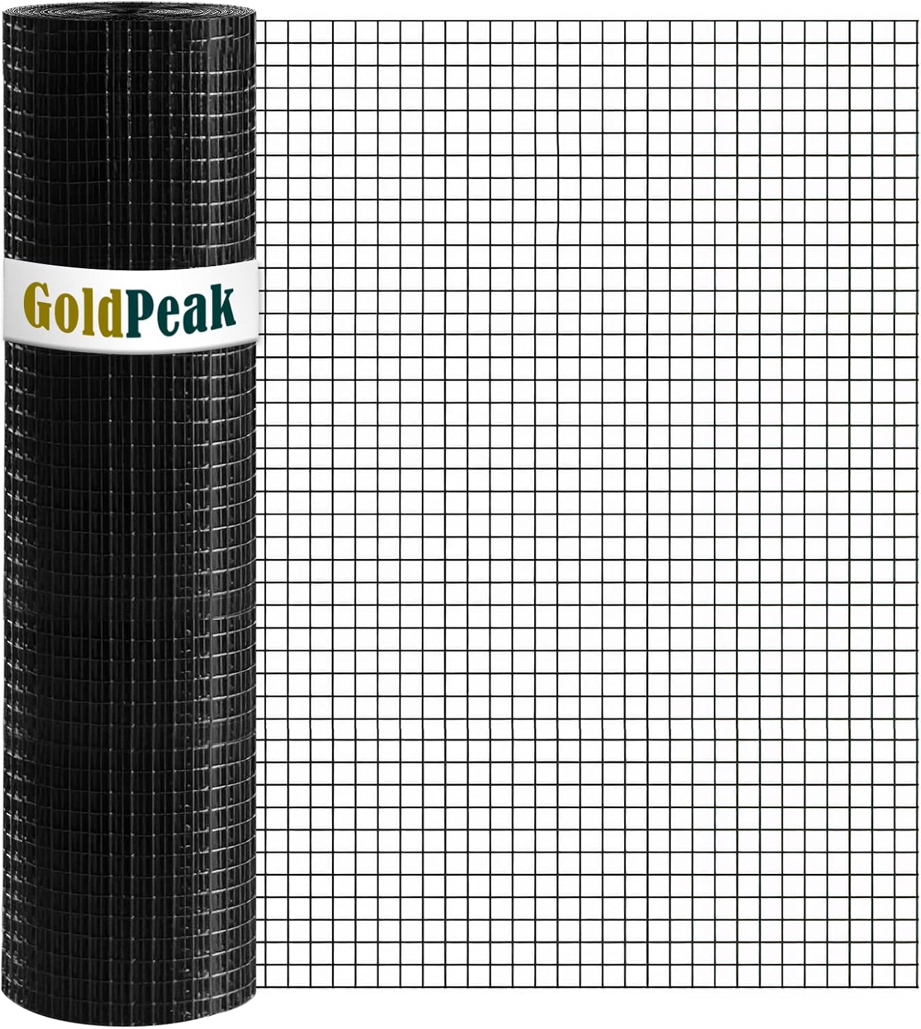 GoldPeak Black Hardware Cloth 1/2 inch 36in x 50ft for Fencing