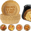 Tecbeauty 200pcs Non-Stick Air Fryer Liners - Simplify Cooking!