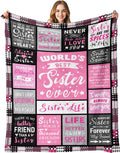 Sisters Blankets Gifts from Sister 60x80 - Cozy Keepsake Throw
