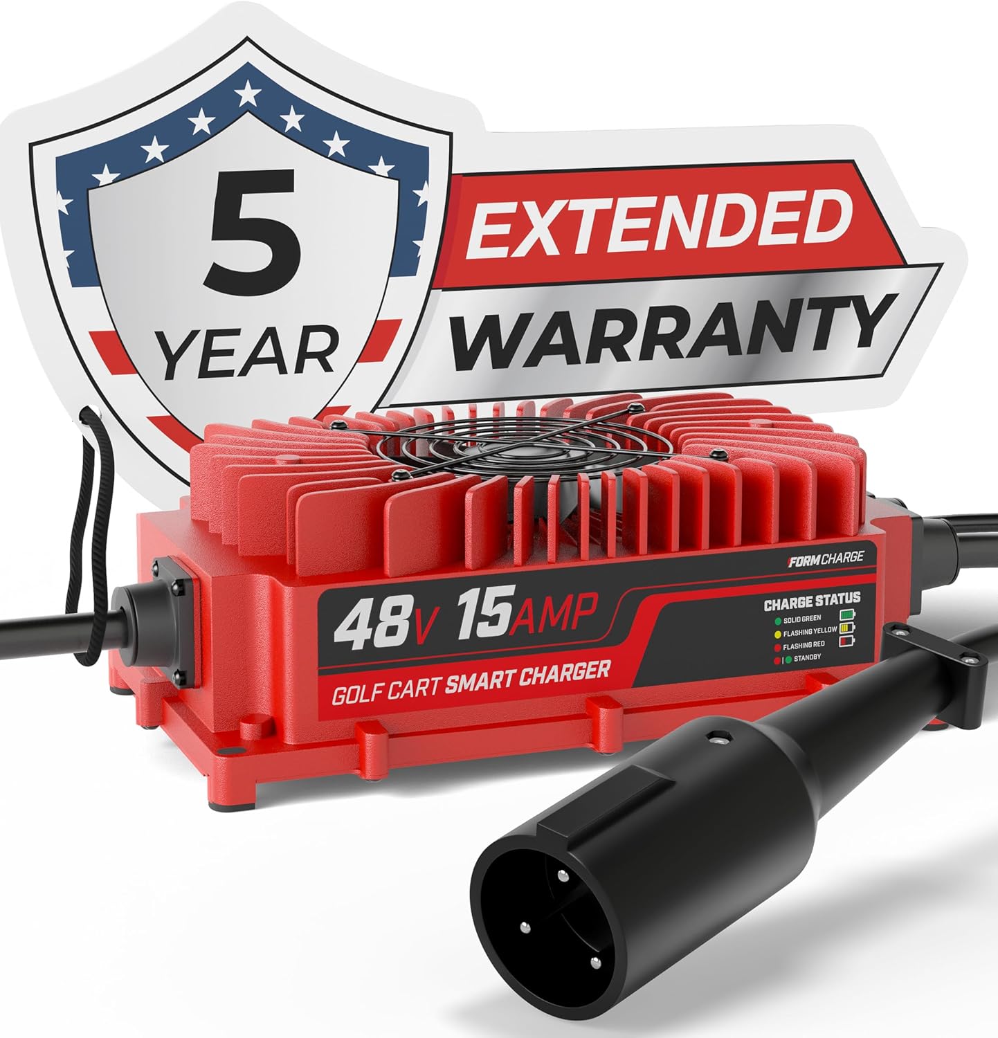 FORM 48V Golf Cart Charger - 15A Fast Charging