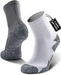 CWVLC Cushioned Compression Quarter Socks 4-Pack - Support & Recovery