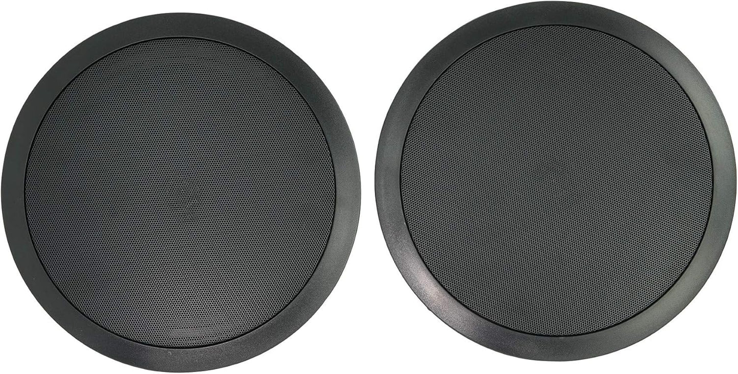 Rockville CC80T 8in Commercial Ceiling Speakers for Clear Sound