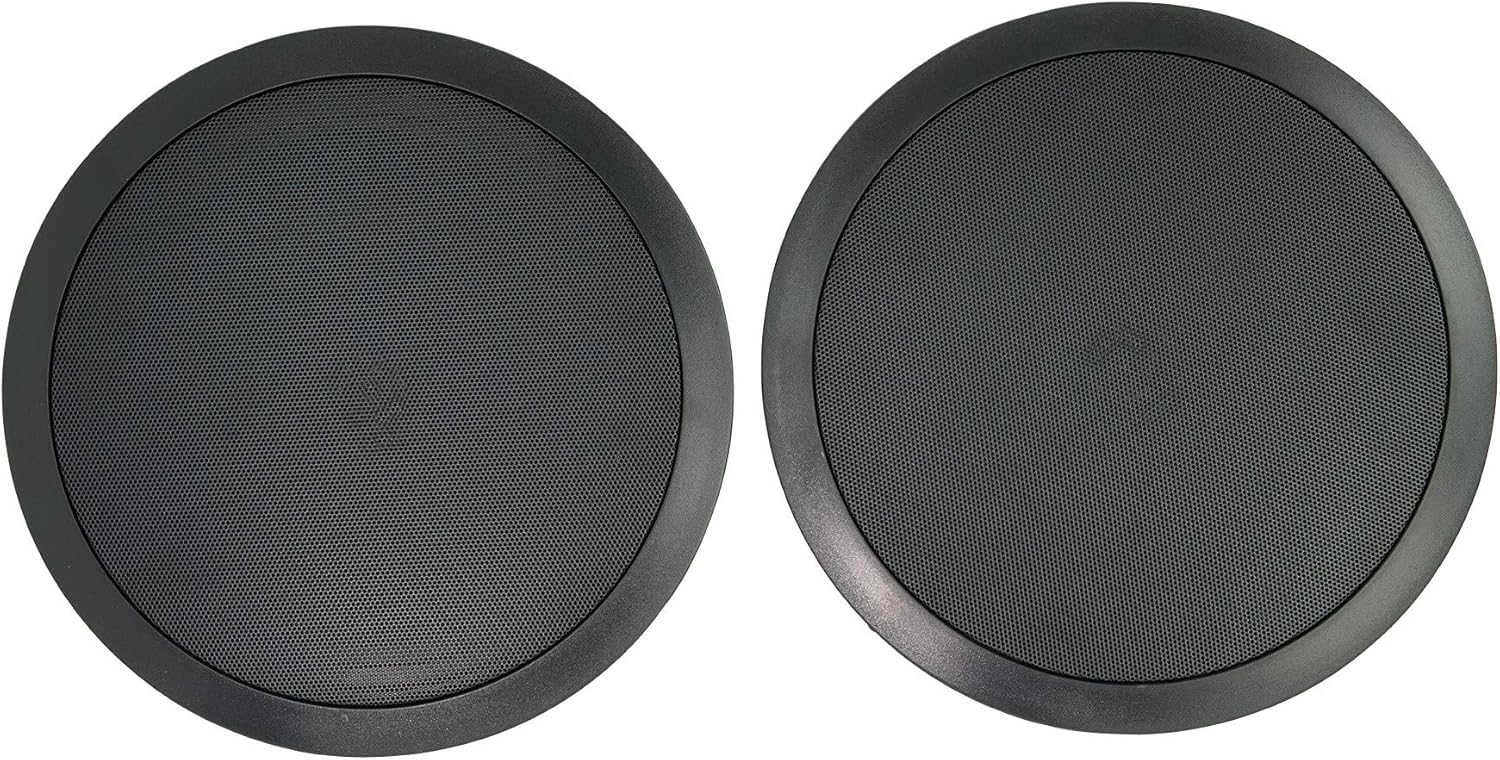 Rockville CC80T 8in Commercial Ceiling Speakers for Clear Sound