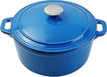 5.1 QT Cast Iron Dutch Oven with Non-stick Enamel Interior