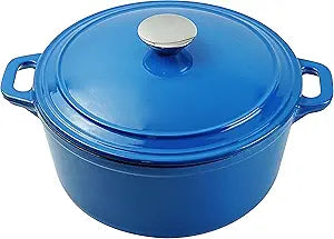 5.1 QT Cast Iron Dutch Oven with Non-stick Enamel Interior