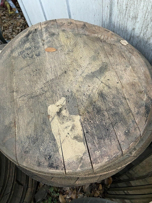 Genuine Kentucky Bourbon Whiskey Barrel Lid for Unique Decor
