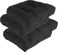 RACE LEAF Patio Chair Cushions 19x19 in 4 Pack - Memory Foam Comfort