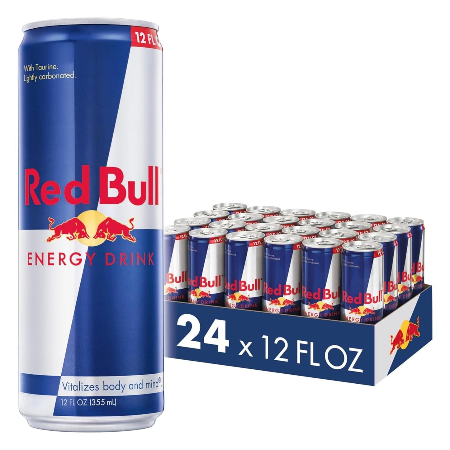 Red Bull Energy Drink with Caffeine and B Vitamins, 24 Pack