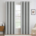 MIULEE Linen Blackout Curtains 52 x 90 in - Thermal Insulated