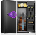 Bonusall 10-14 Rifle Gun Cabinet - Fireproof Home Rifle Safe