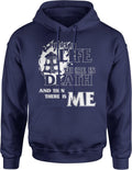 There is Life Death Me League Quote Hoodie - Comfortable Printed U.S